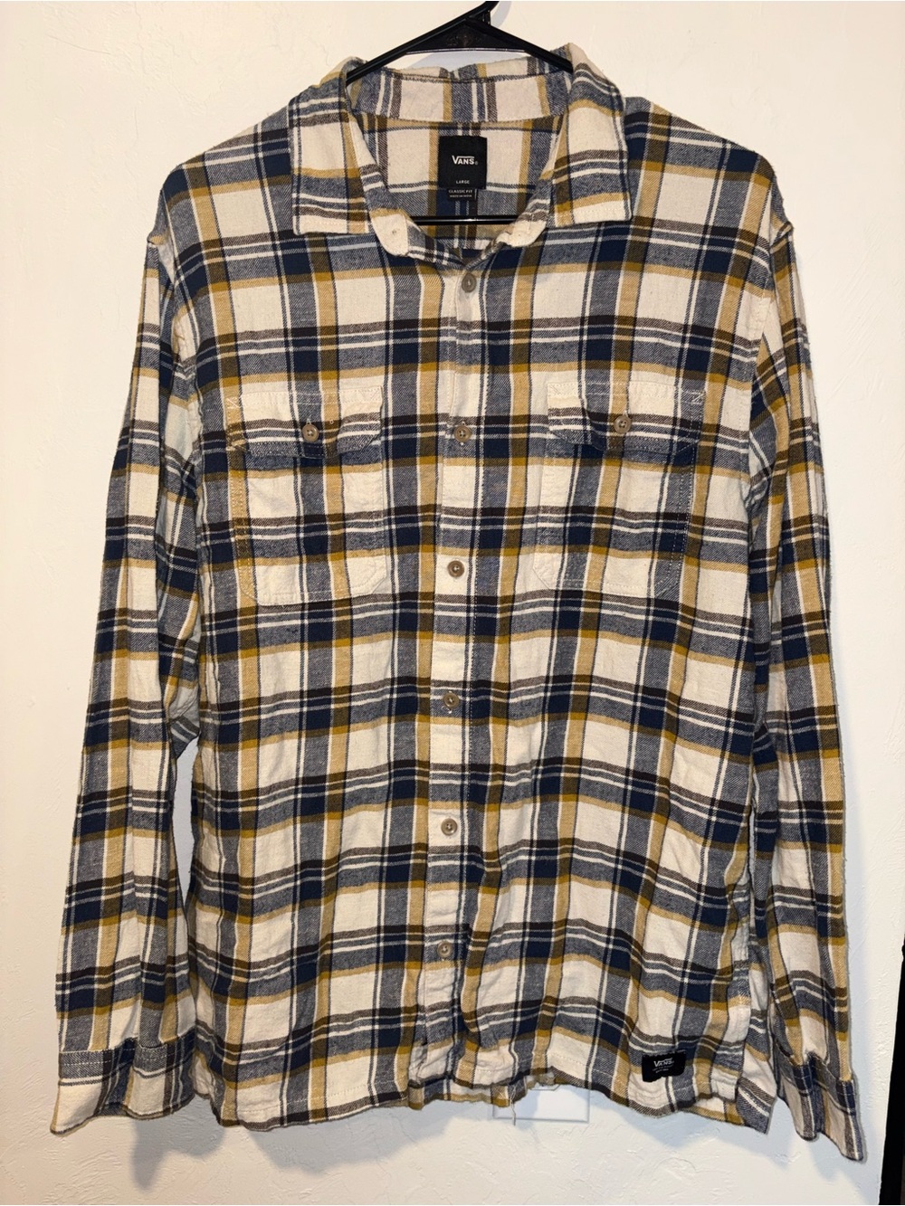 Vans Classic Fit Plaid Flannel Shirt